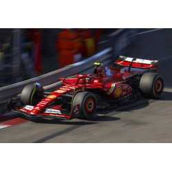 Formule 1 Ferrari n°55 piloté par Carlos Sainz  GP Monaco 2024