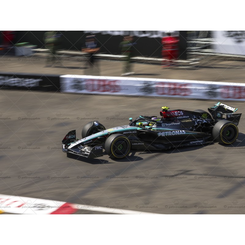 Formule 1 Mercedes n°44 piloté par Lewis Hamilton au GP Monaco 2024 Formule 1 Mercedes n°44 piloté par Lewis Hamilton au GP Monaco 2024