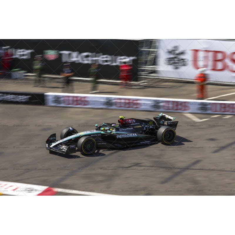 Formule 1 Mercedes n°44 piloté par Lewis Hamilton au GP Monaco 2024 Formule 1 Mercedes n°44 piloté par Lewis Hamilton au GP Monaco 2024